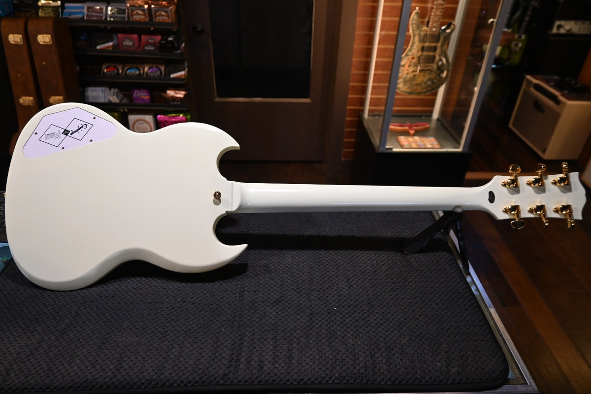 Epiphone IGC 1963 Les Paul SG Custom With Maestro Vibrola 2025 - Classic White Guitar #0348