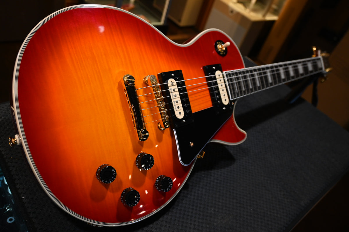 Epiphone Les Paul Custom w/ Seymour Duncan Pearly Gates 2025 - Heritage Cherry Sunburst Guitar #7118
