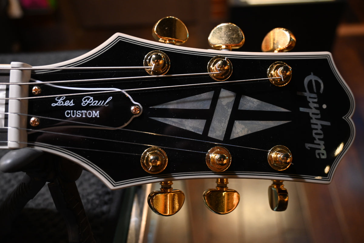 Epiphone Les Paul Custom w/ Seymour Duncan Pearly Gates 2025 - Heritage Cherry Sunburst Guitar #7118