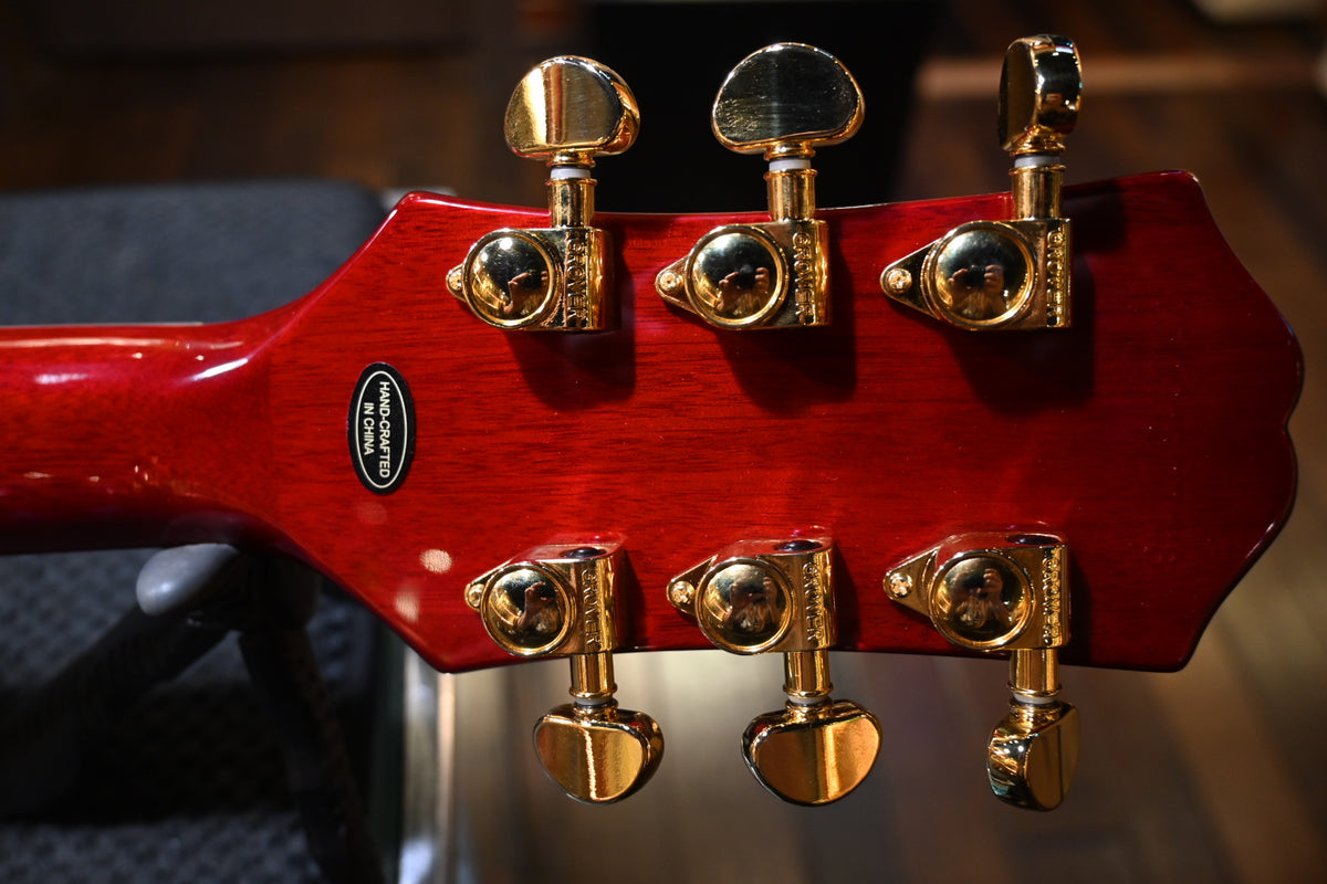 Epiphone Les Paul Custom w/ Seymour Duncan Pearly Gates 2025 - Heritage Cherry Sunburst Guitar #7118