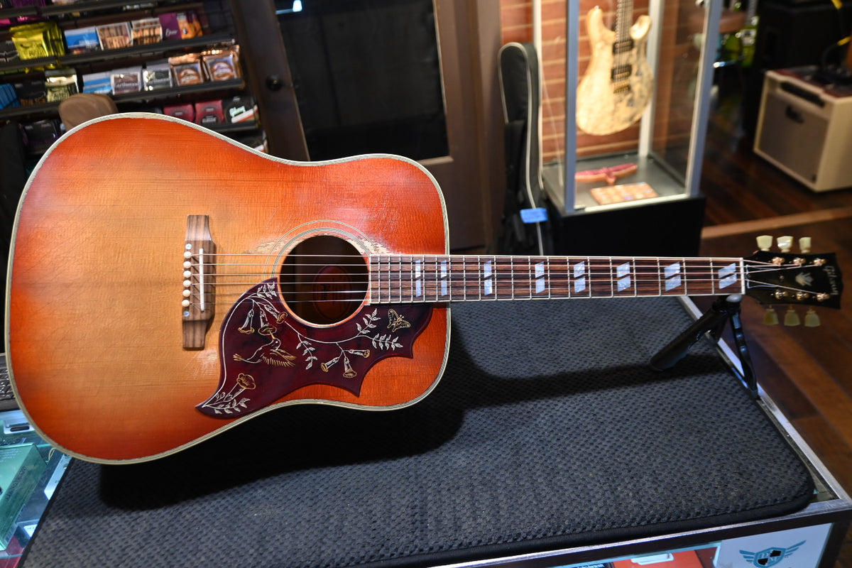 Gibson Custom Shop 1960 Hummingbird Heavy Aged - Washed Cherry Sunburst Guitar #6040
