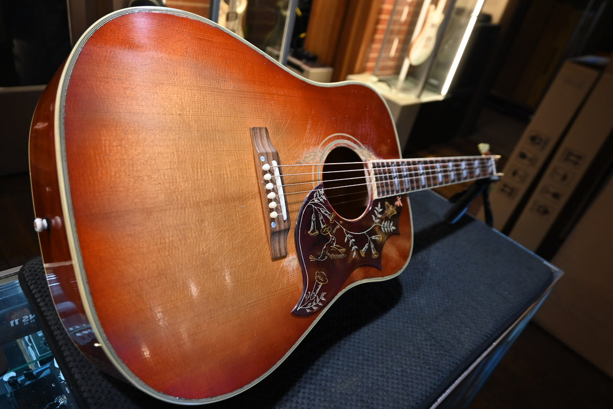 Gibson Custom Shop 1960 Hummingbird Heavy Aged - Washed Cherry Sunburst Guitar #6040