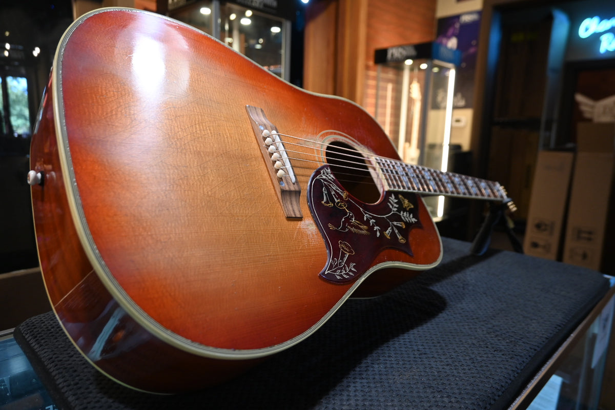 Gibson Custom Shop 1960 Hummingbird Heavy Aged - Washed Cherry Sunburst Guitar #6040