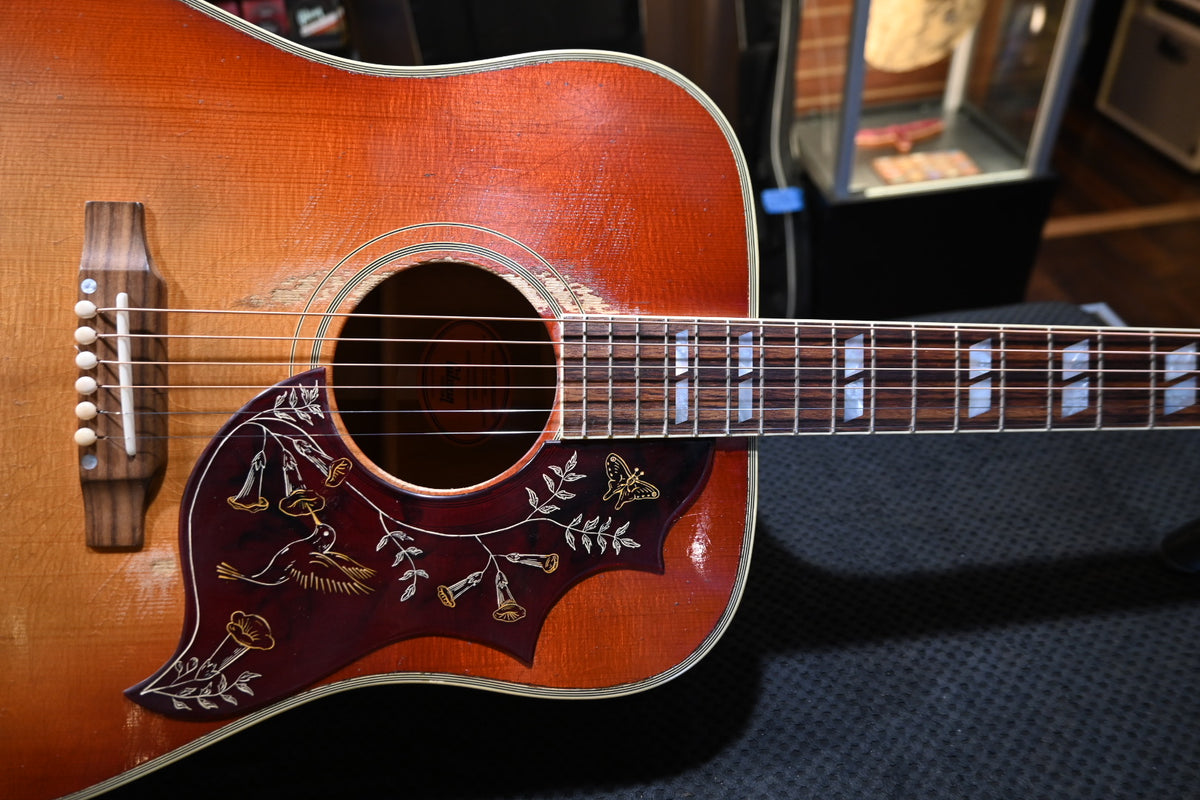 Gibson Custom Shop 1960 Hummingbird Heavy Aged - Washed Cherry Sunburst Guitar #6040