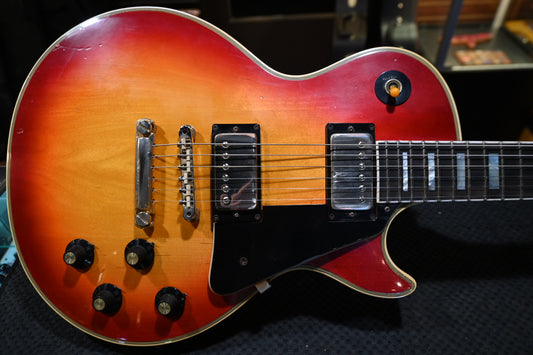 Gibson Les Paul Custom 1971 - Chery Sunburst Guitar #6845 - Danville Music
