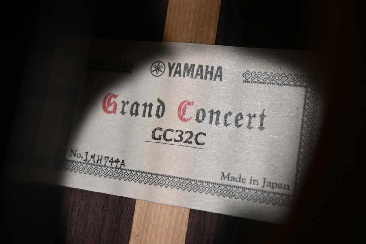 Yamaha Grand Concert GC32C 2026 - Natural Guitar #744A - Danville Music