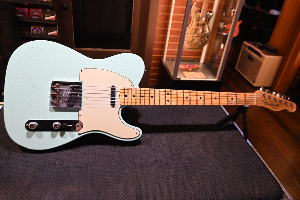 Fender Custom Shop 1952 Telecaster Journeyman - Surf Green Guitar #1498 - Danville Music