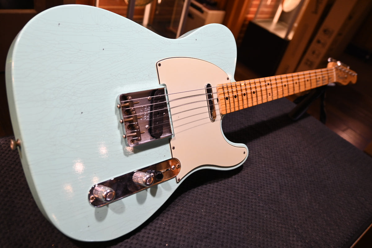 Fender Custom Shop 1952 Telecaster Journeyman - Surf Green Guitar #1498 - Danville Music