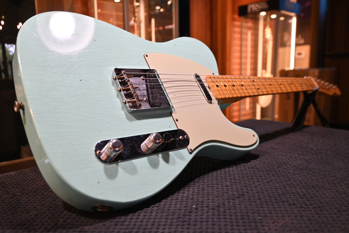 Fender Custom Shop 1952 Telecaster Journeyman - Surf Green Guitar #1498 - Danville Music
