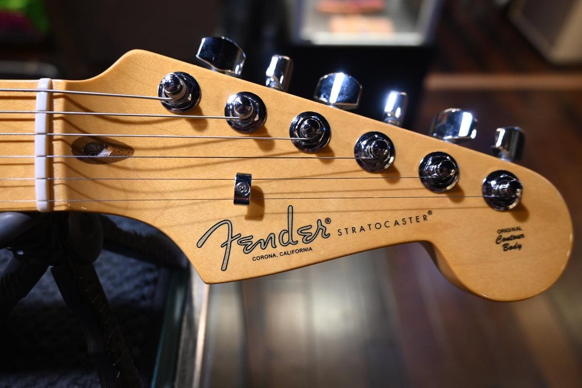 Fender American Professional Stratocaster Maple - Oxblood Guitar #2980 - Danville Music