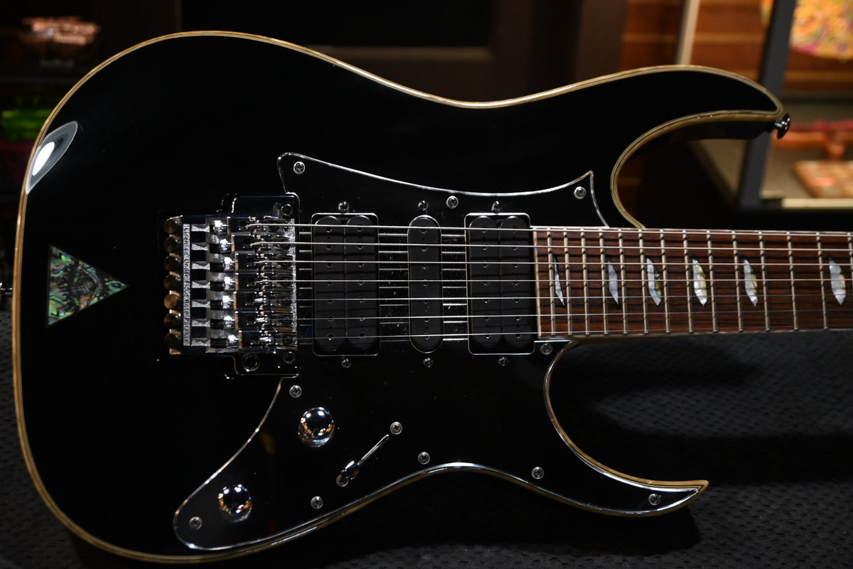 Ibanez UV777P-BK Steve Vai 1999 - Black Guitar #3196 - Danville Music