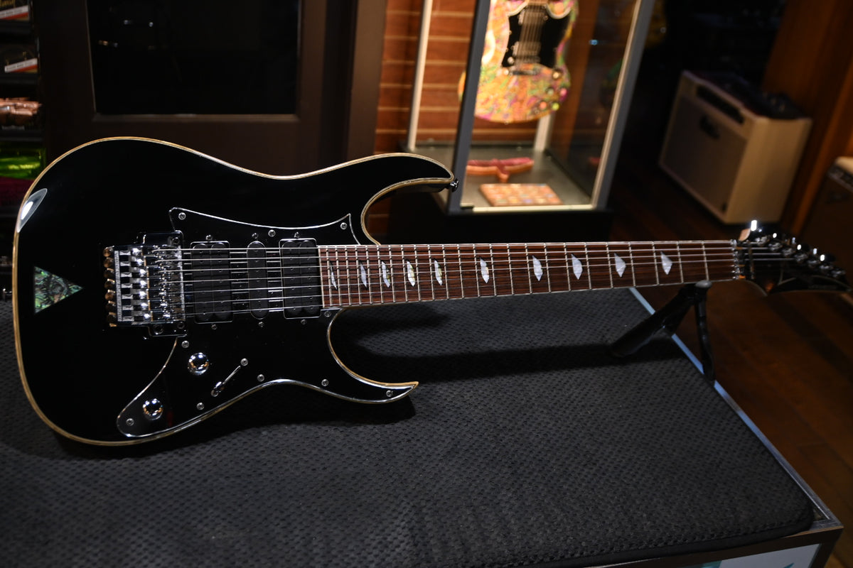 Ibanez UV777P-BK Steve Vai 1999 - Black Guitar #3196 - Danville Music