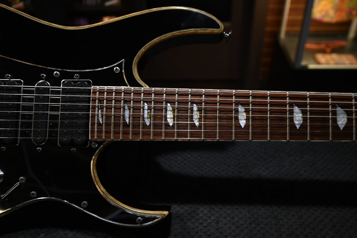 Ibanez UV777P-BK Steve Vai 1999 - Black Guitar #3196 - Danville Music