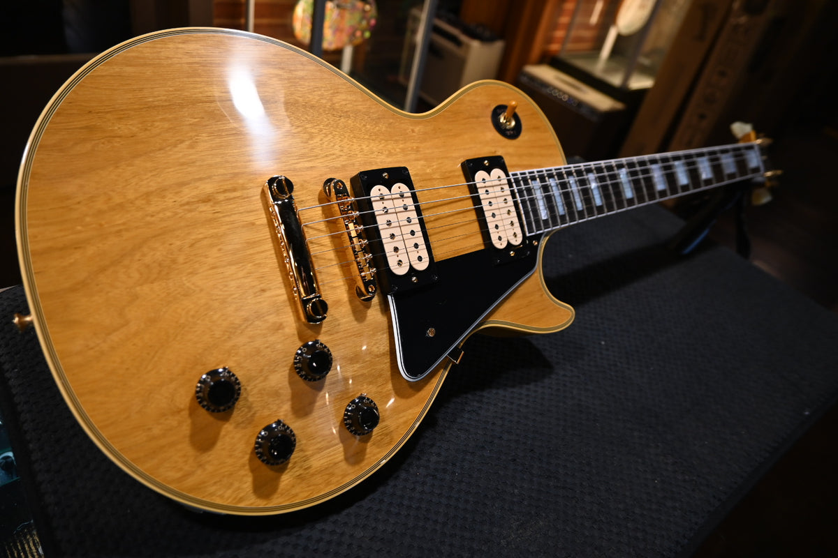 Gibson Custom Shop 1957 Les Paul Custom Reissue Korina - Antique Natural Guitar #1478 - Danville Music