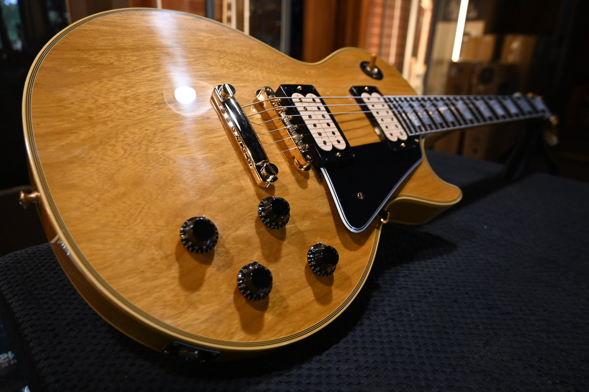 Gibson Custom Shop 1957 Les Paul Custom Reissue Korina - Antique Natural Guitar #1478 - Danville Music