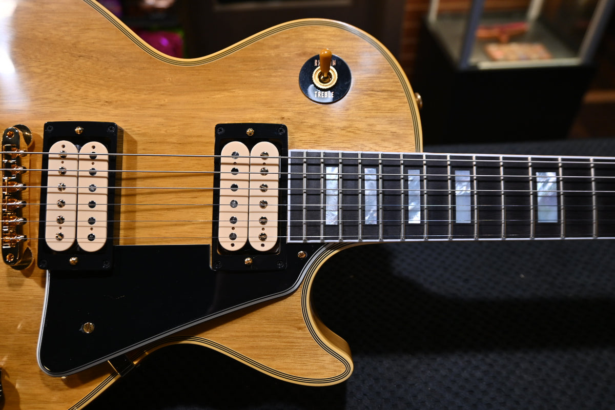 Gibson Custom Shop 1957 Les Paul Custom Reissue Korina - Antique Natural Guitar #1478 - Danville Music