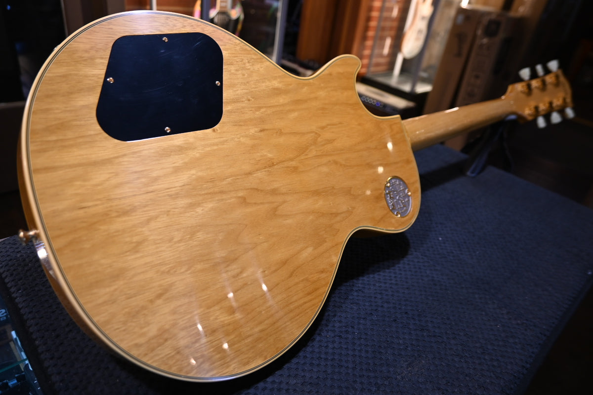 Gibson Custom Shop 1957 Les Paul Custom Reissue Korina - Antique Natural Guitar #1478 - Danville Music