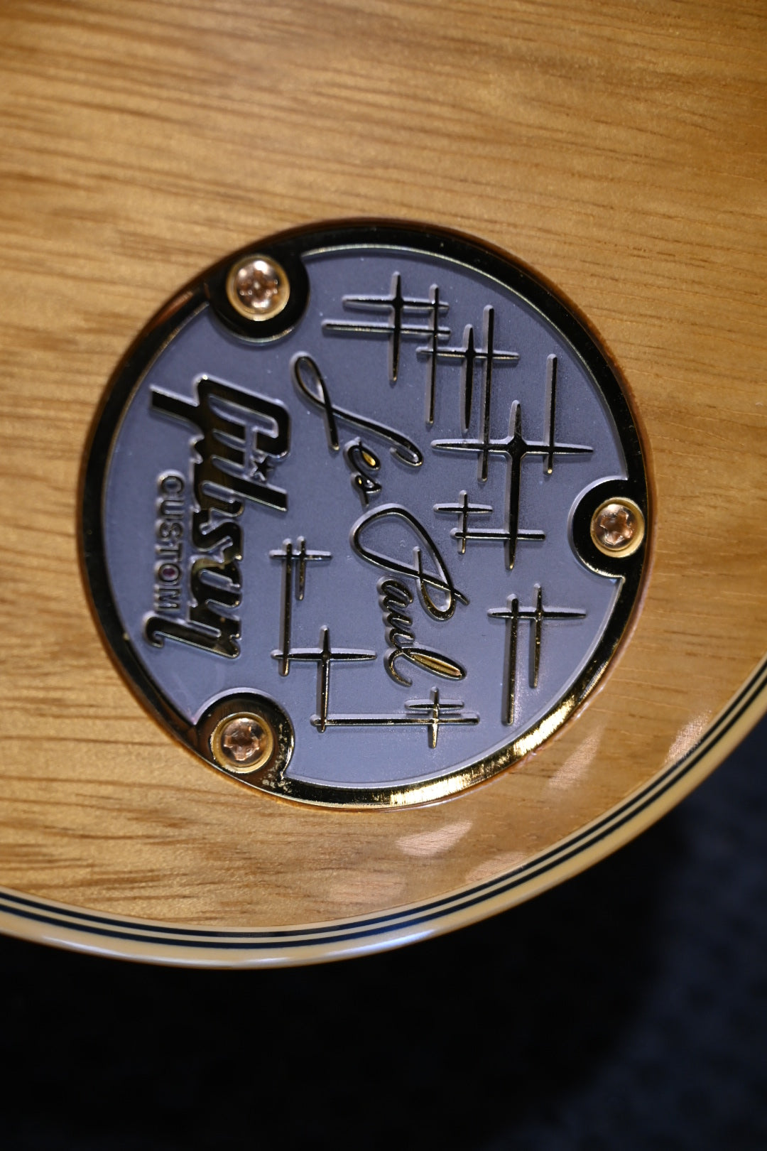 Gibson Custom Shop 1957 Les Paul Custom Reissue Korina - Antique Natural Guitar #1478 - Danville Music