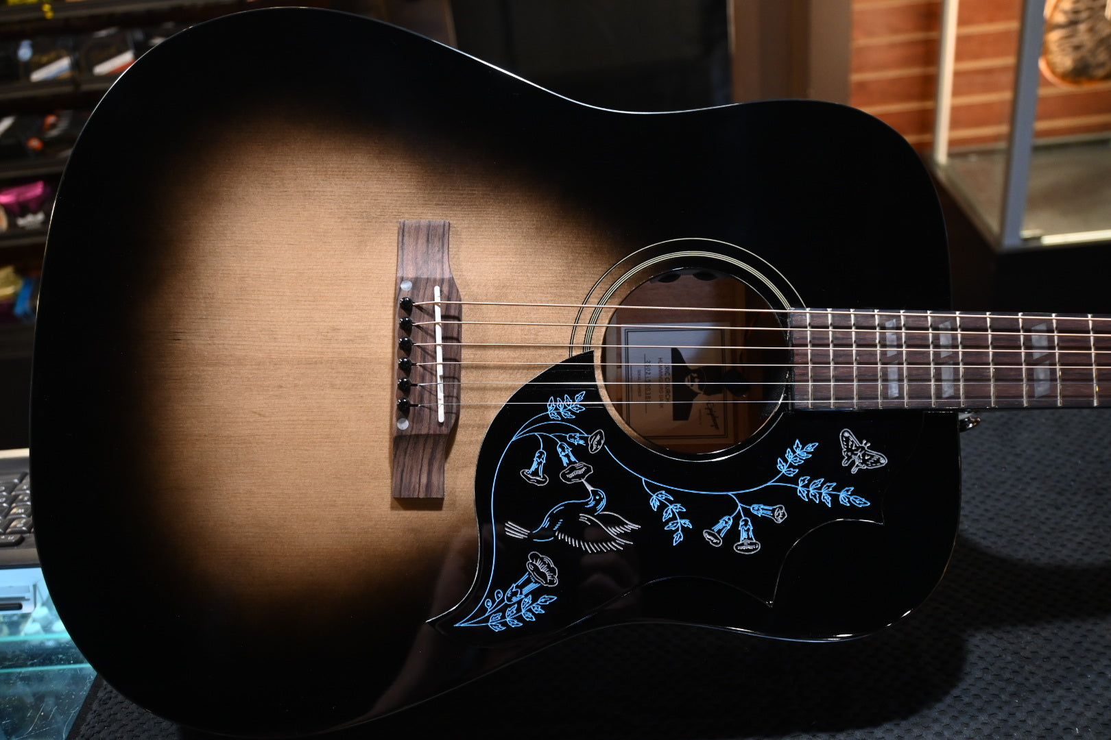 Epiphone Eric Church Hummingbird Dark Cobra Burst Guitar