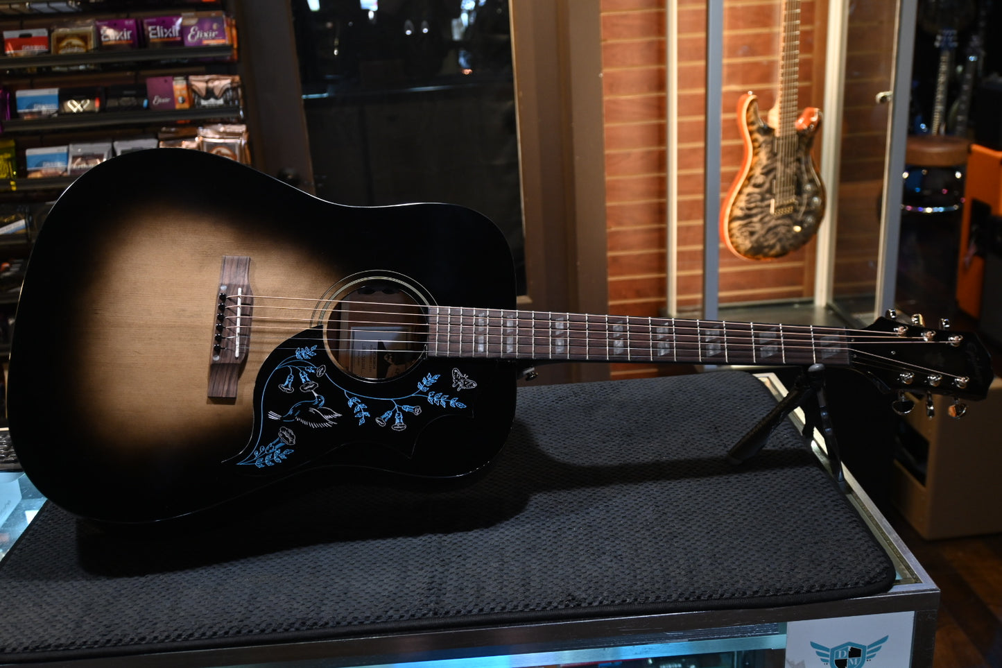 Epiphone Eric Church Hummingbird Dark - Cobra Burst Guitar #0388