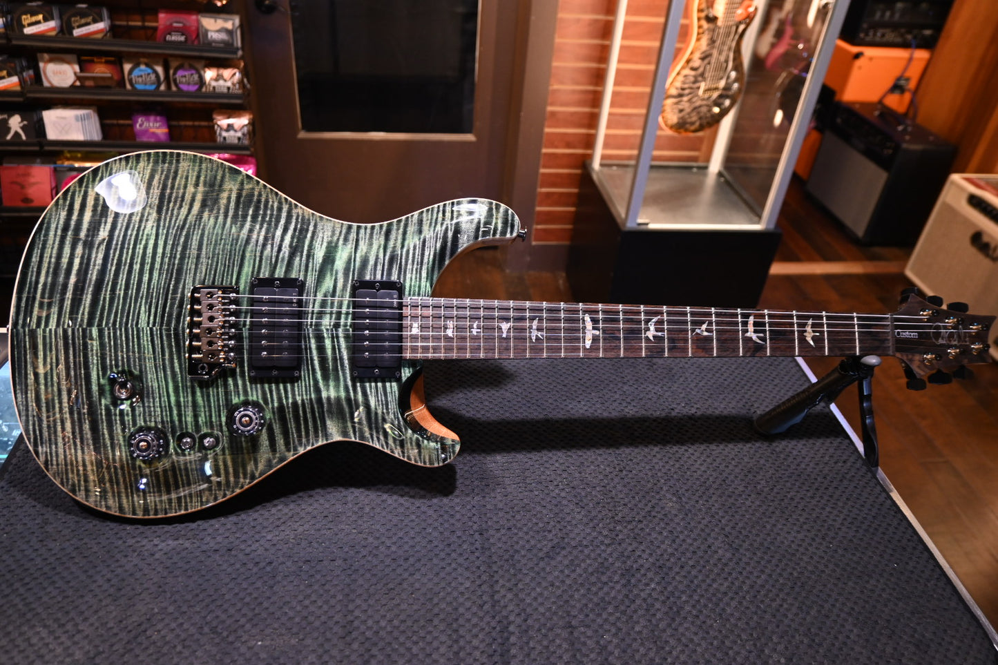 PRS Custom 24-08 DMO Pickups 10-Top Private Stock Color Limited Edition Guitar - Sage #9365