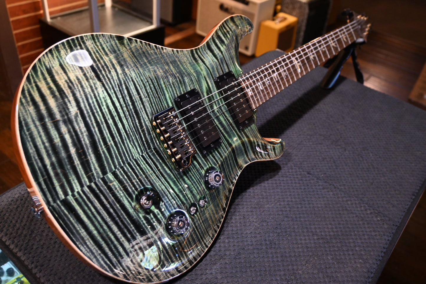 PRS Custom 24-08 DMO Pickups 10-Top Private Stock Color Limited Edition Guitar - Sage #9365