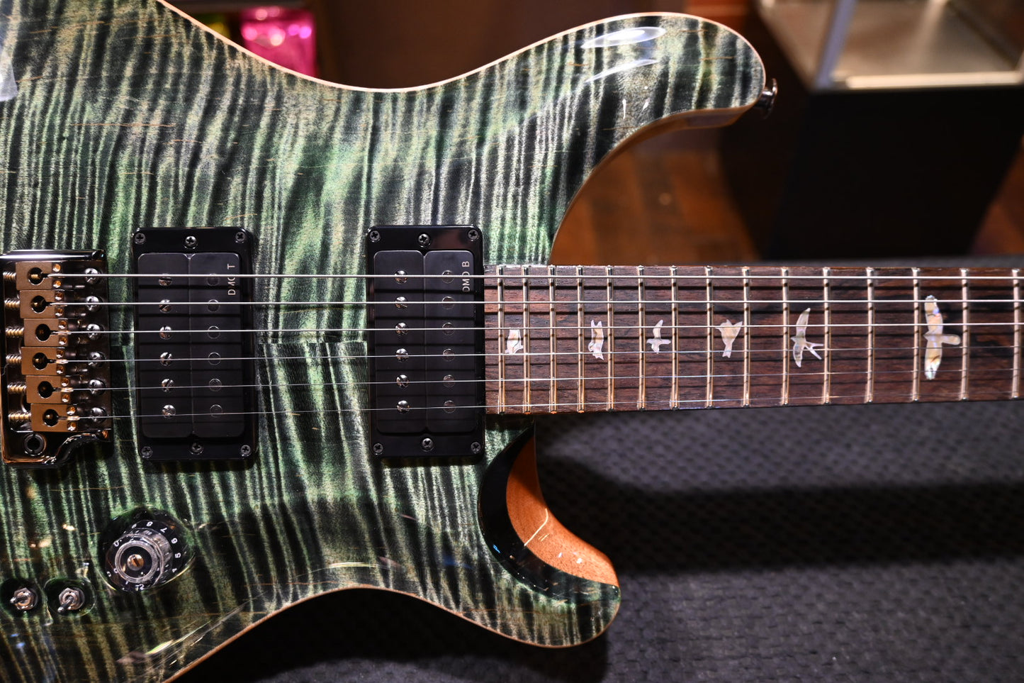 PRS Custom 24-08 DMO Pickups 10-Top Private Stock Color Limited Edition Guitar - Sage #9365