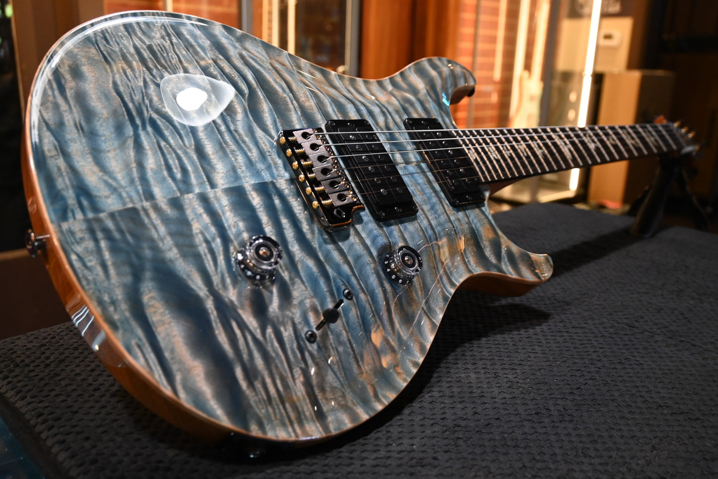 PRS Custom 24 Artist Grade Top Private Stock Color Limited Edition - Faded Indigo Guitar #9365