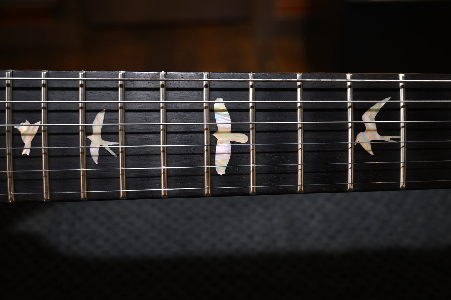 PRS PRS Custom 24 Semi-Hollow Artist Grade Top Private Stock Color Limited Edition Guitar - Faded Indigo #8142