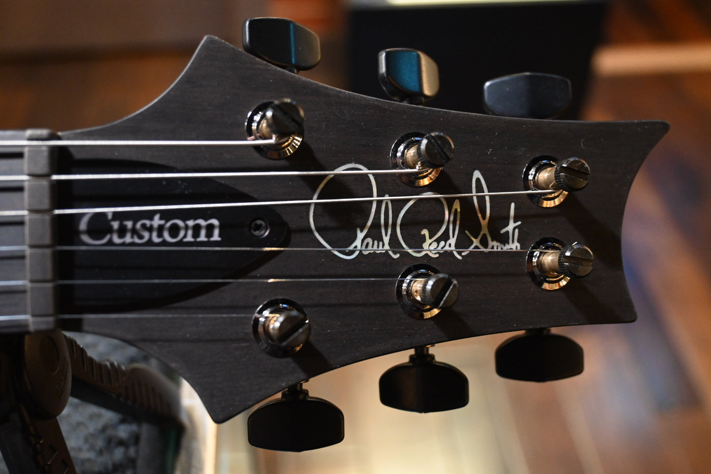 PRS PRS Custom 24 Semi-Hollow Artist Grade Top Private Stock Color Limited Edition Guitar - Faded Indigo #8142