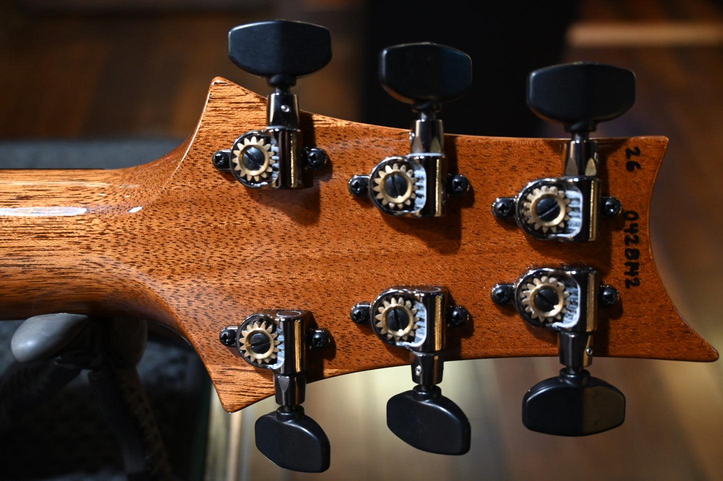 PRS PRS Custom 24 Semi-Hollow Artist Grade Top Private Stock Color Limited Edition Guitar - Faded Indigo #8142