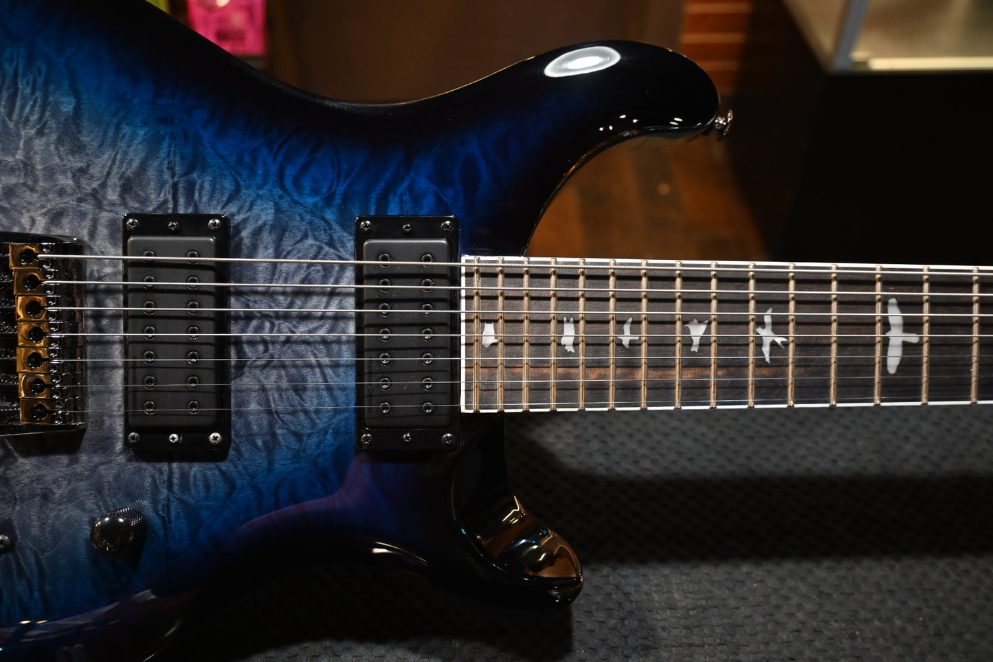 PRS SE Holcomb SVN 2023 - Holcomb Blue Burst Guitar #0128