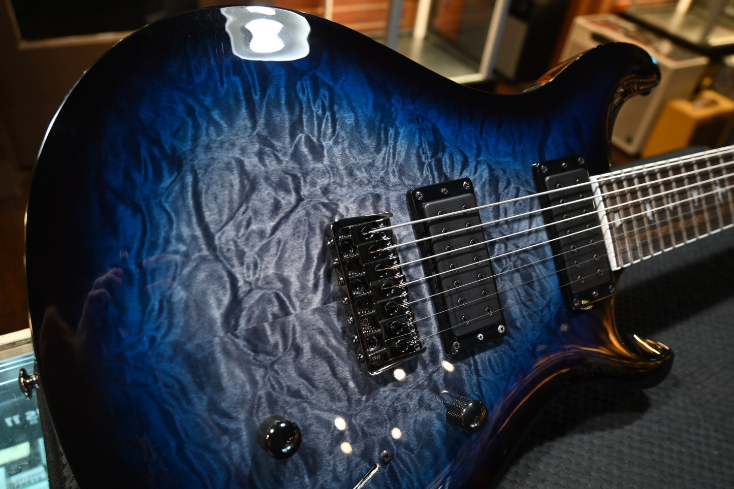 PRS SE Holcomb SVN 2023 - Holcomb Blue Burst Guitar #0128