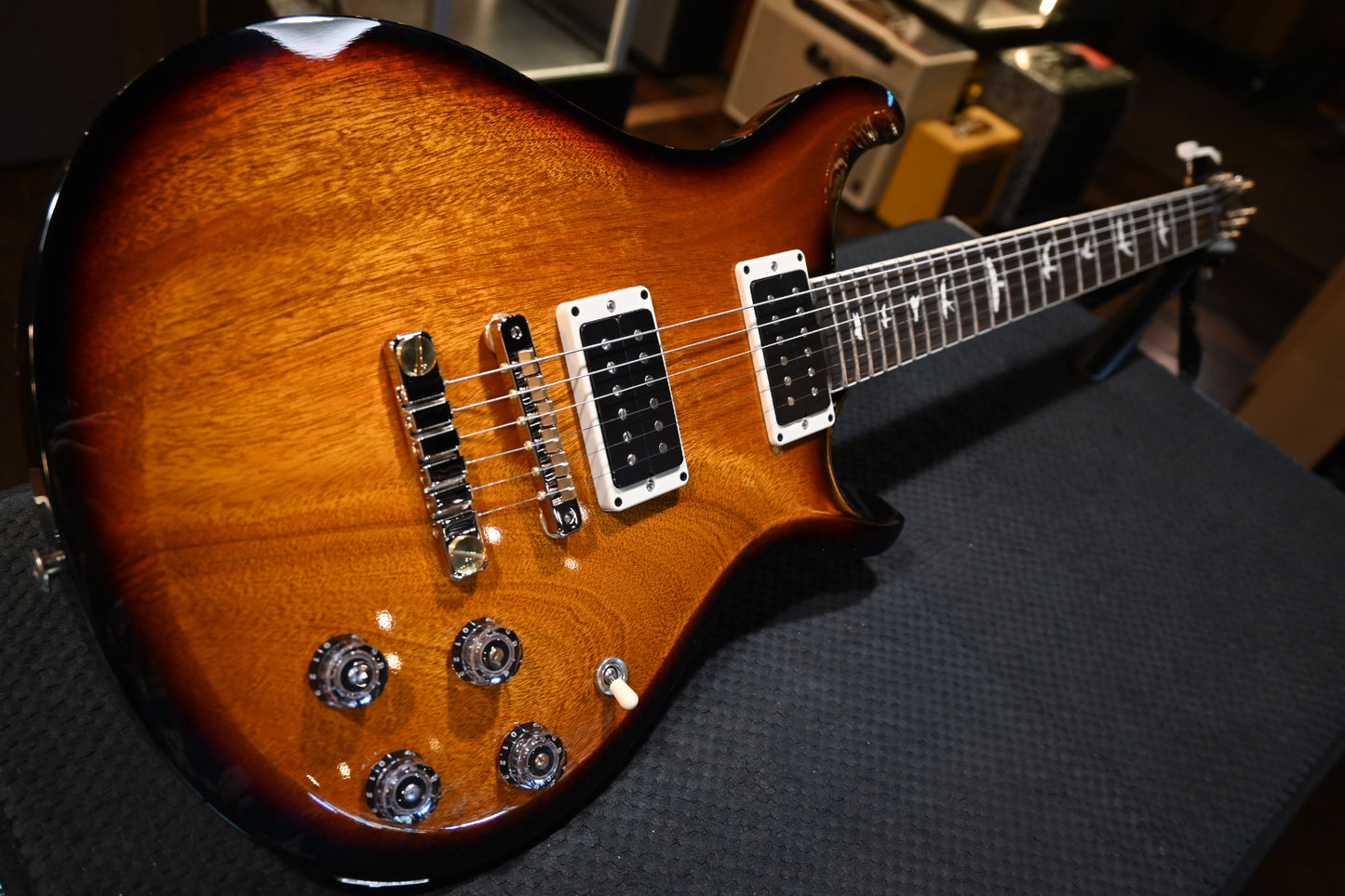 PRS PRS Wood Library S2 McCarty 594 Thinline - Tri-Color Burst Guitar #3485