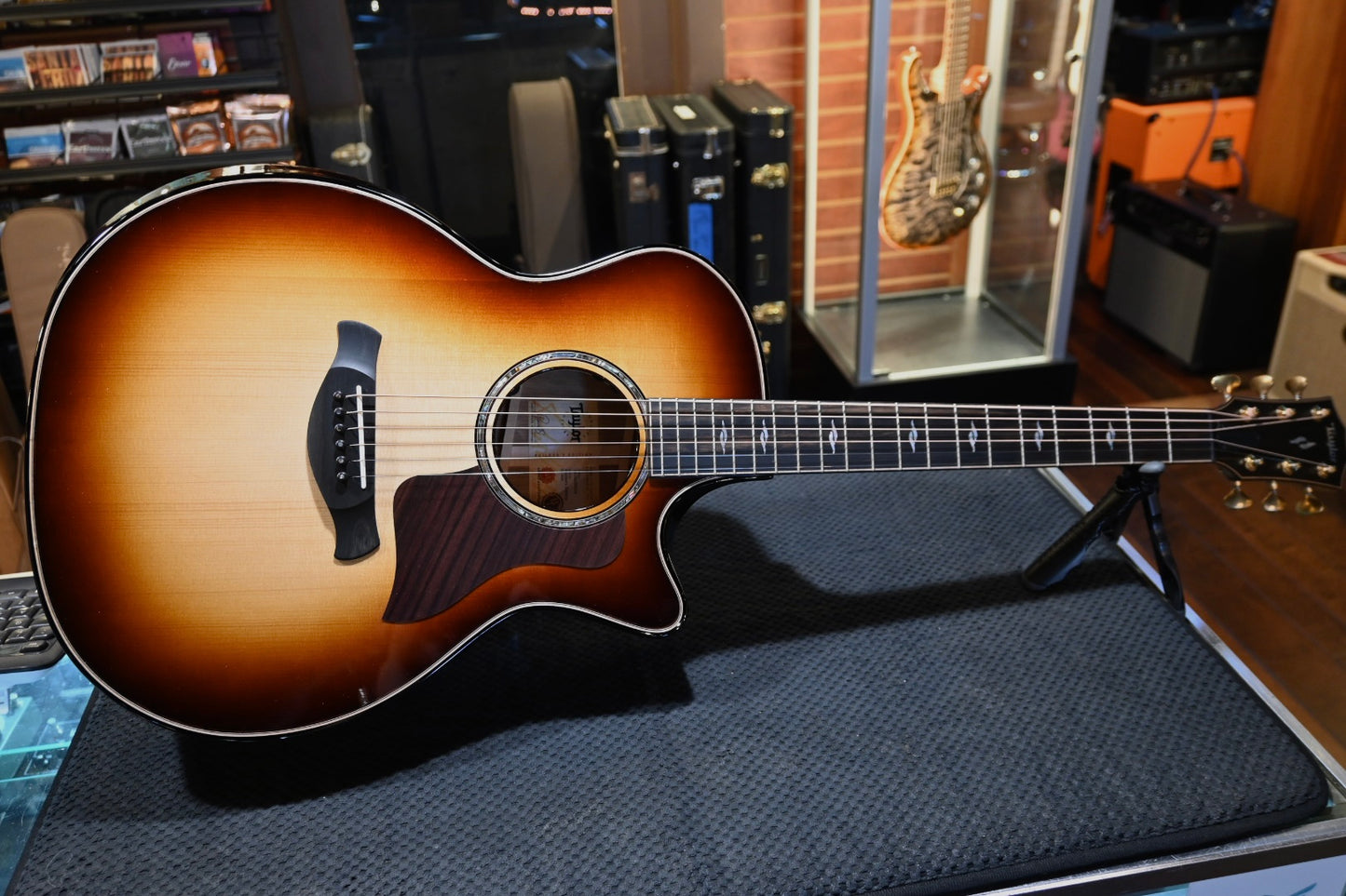 Taylor Next Generation 814ce Builder's Edition Adirondack/Honduran Rosewood - Shaded Edge Burst Guitar #6009