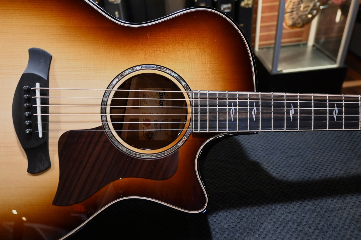 Taylor Next Generation 814ce Builder's Edition Adirondack/Honduran Rosewood - Shaded Edge Burst Guitar #6009