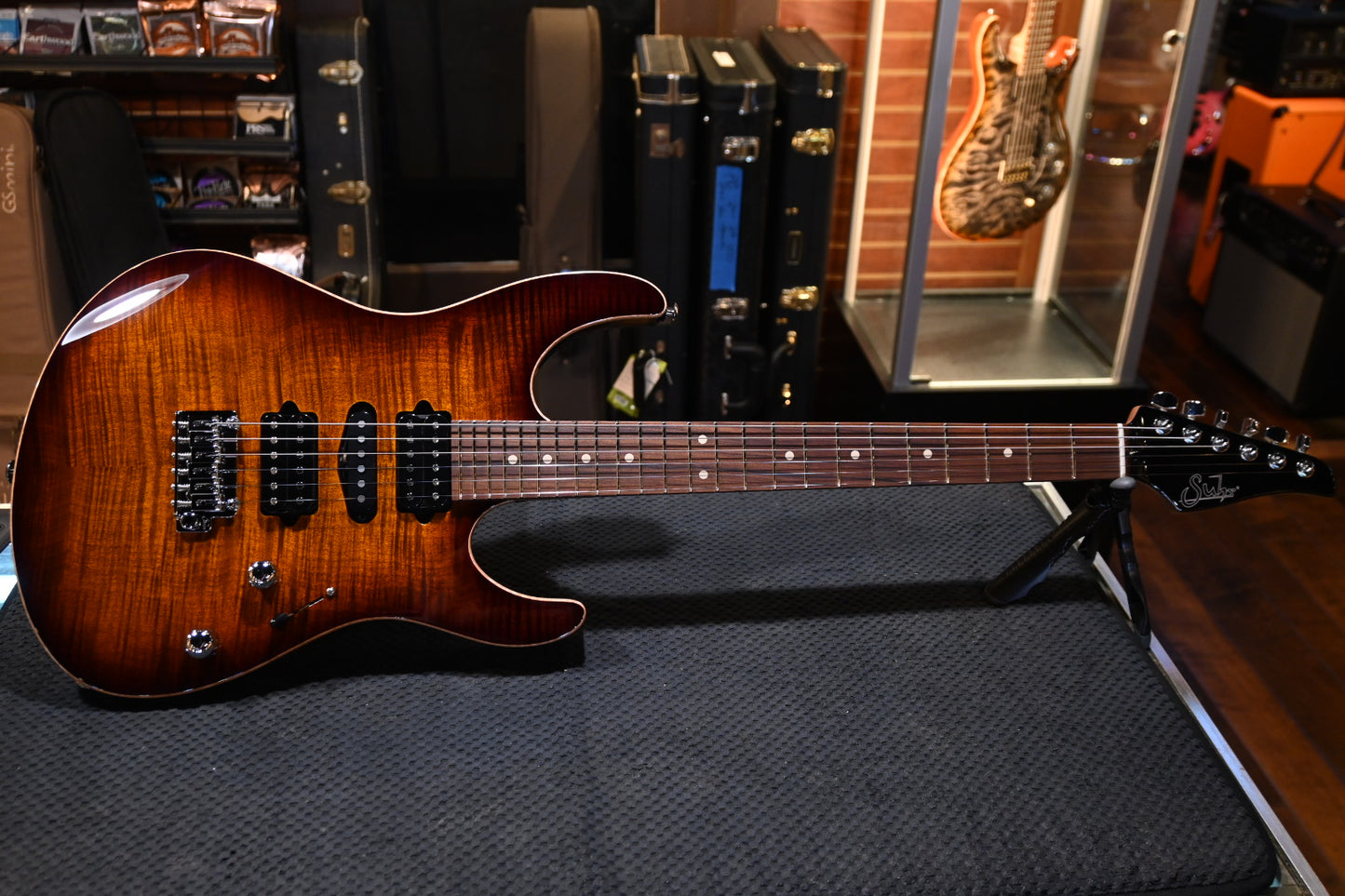Suhr Modern Plus Pau Ferro - Bengal Burst Guitar #9798