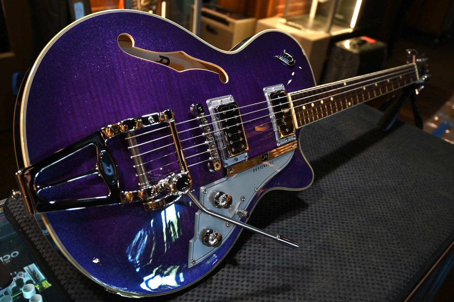 Duesenberg Starplayer TV - Galaxy Burst Purple Guitar #5980