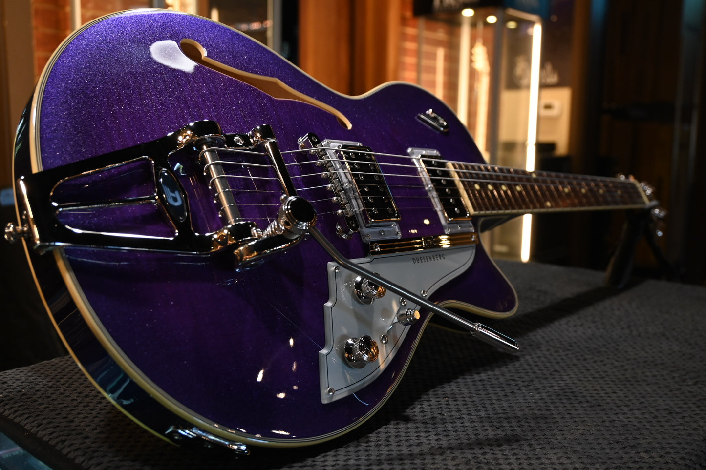 Duesenberg Starplayer TV - Galaxy Burst Purple Guitar #5980