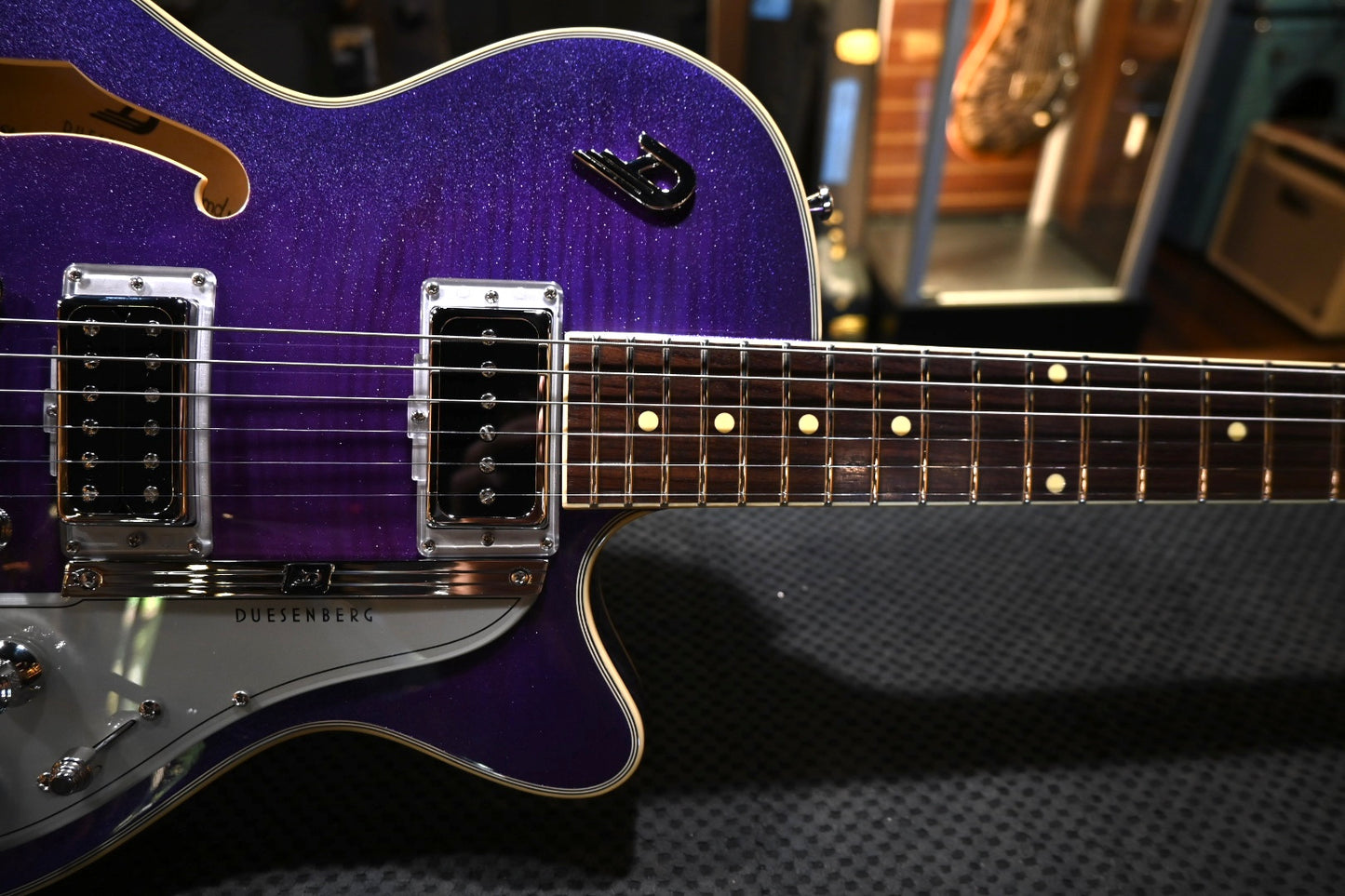 Duesenberg Starplayer TV - Galaxy Burst Purple Guitar #5980