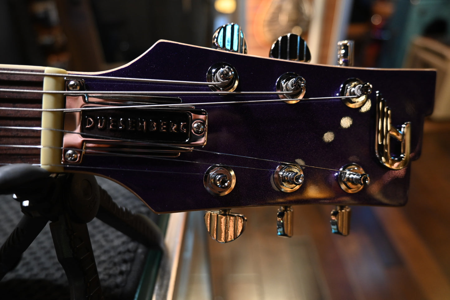 Duesenberg Starplayer TV - Galaxy Burst Purple Guitar #5980