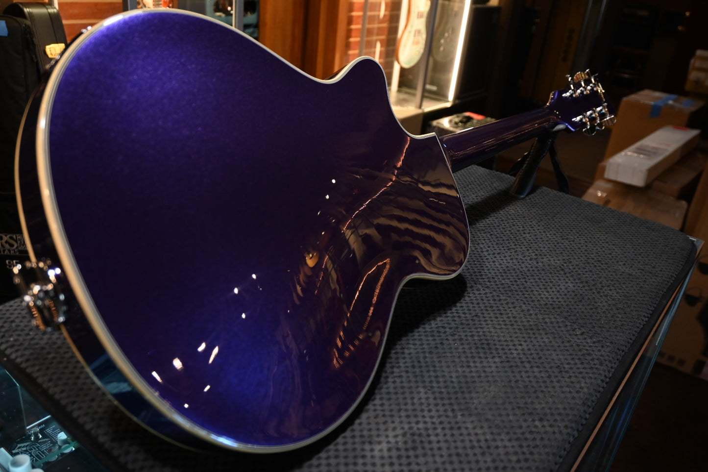 Duesenberg Starplayer TV - Galaxy Burst Purple Guitar #5980