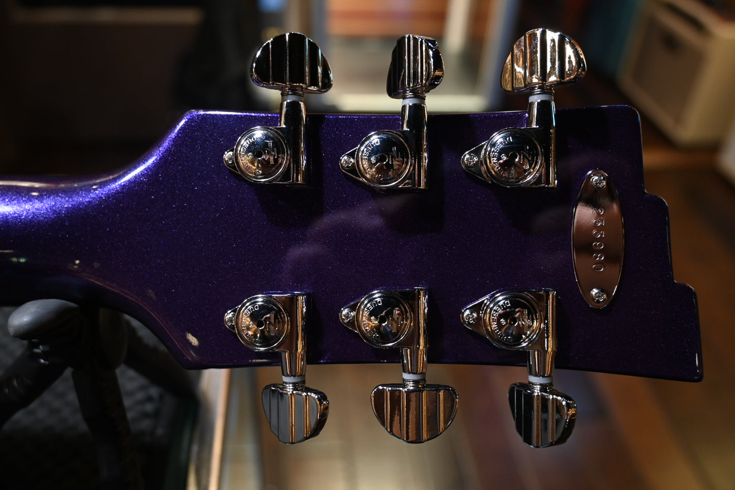 Duesenberg Starplayer TV - Galaxy Burst Purple Guitar #5980