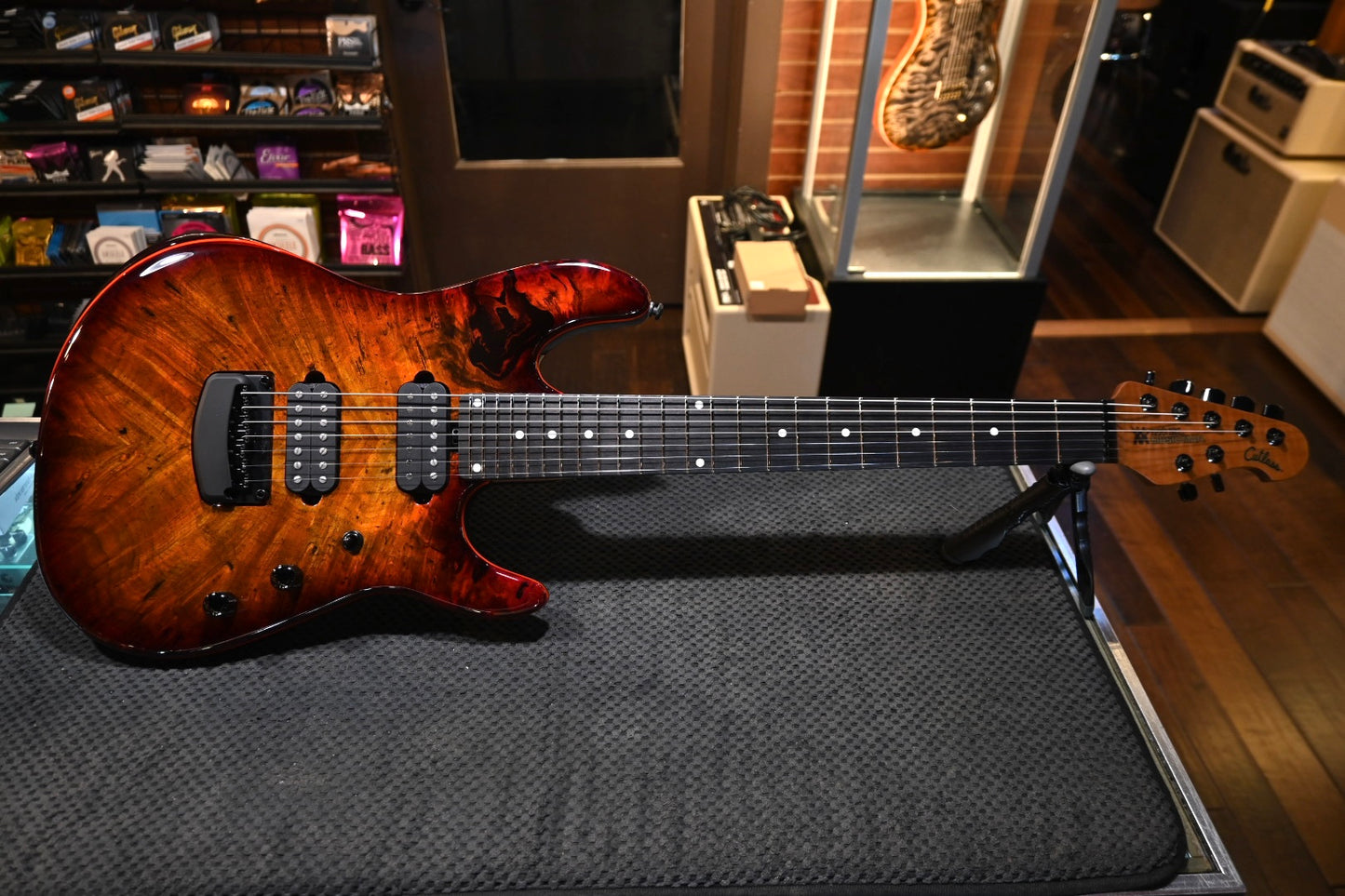 Ernie Ball Music Man Jason Richardson 7-String Cutlass HT - Death Mountain Guitar #4014