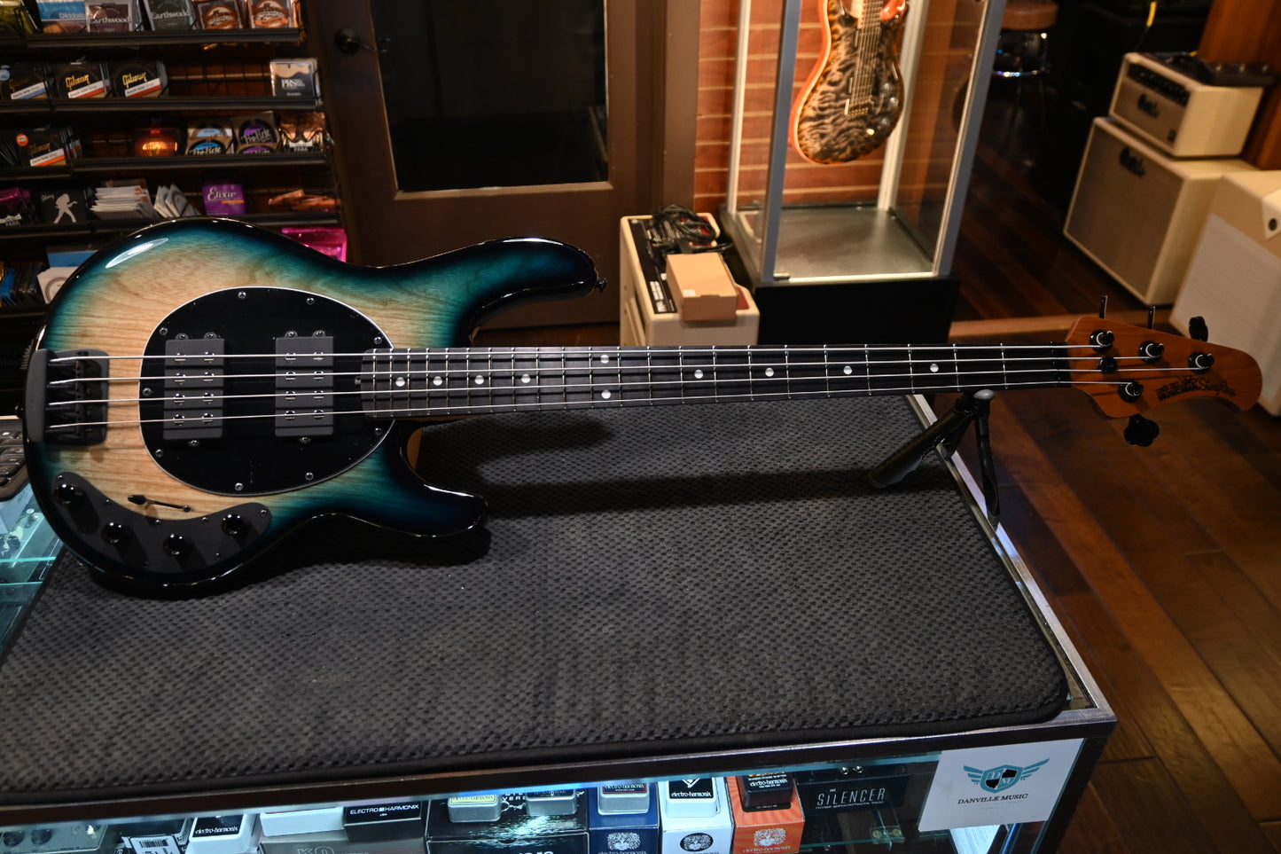Ernie Ball Music Man Stingray Special HH - Mean Blue Burst Bass Guitar #2965