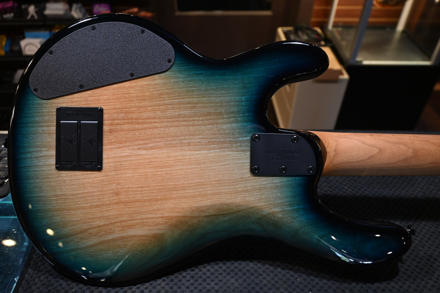 Ernie Ball Music Man Stingray Special HH - Mean Blue Burst Bass Guitar #2965