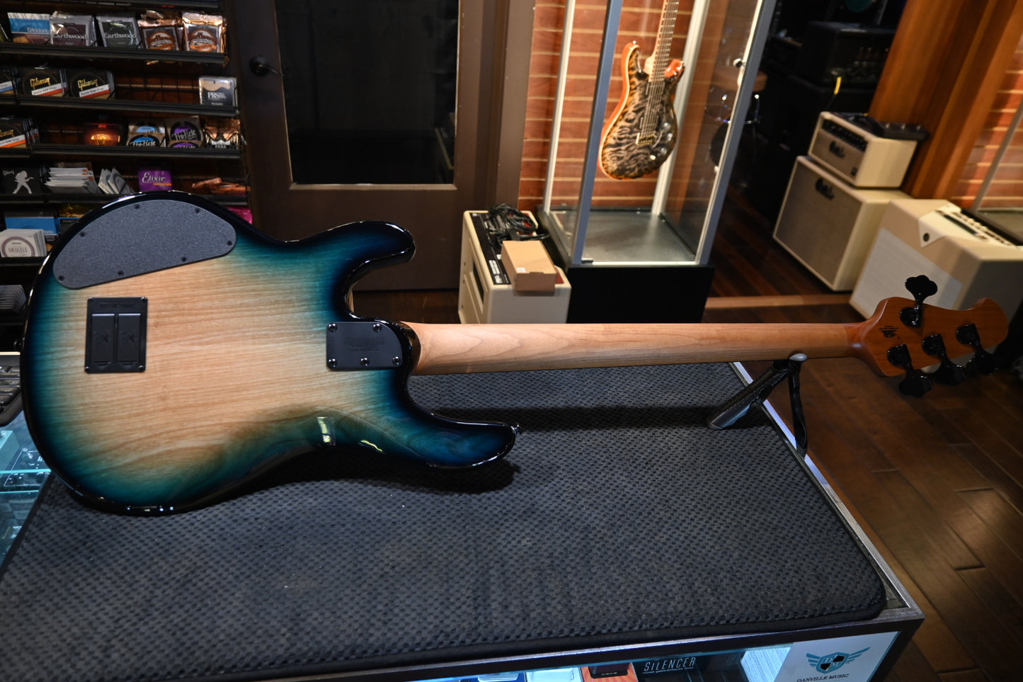 Ernie Ball Music Man Stingray Special HH - Mean Blue Burst Bass Guitar #2965