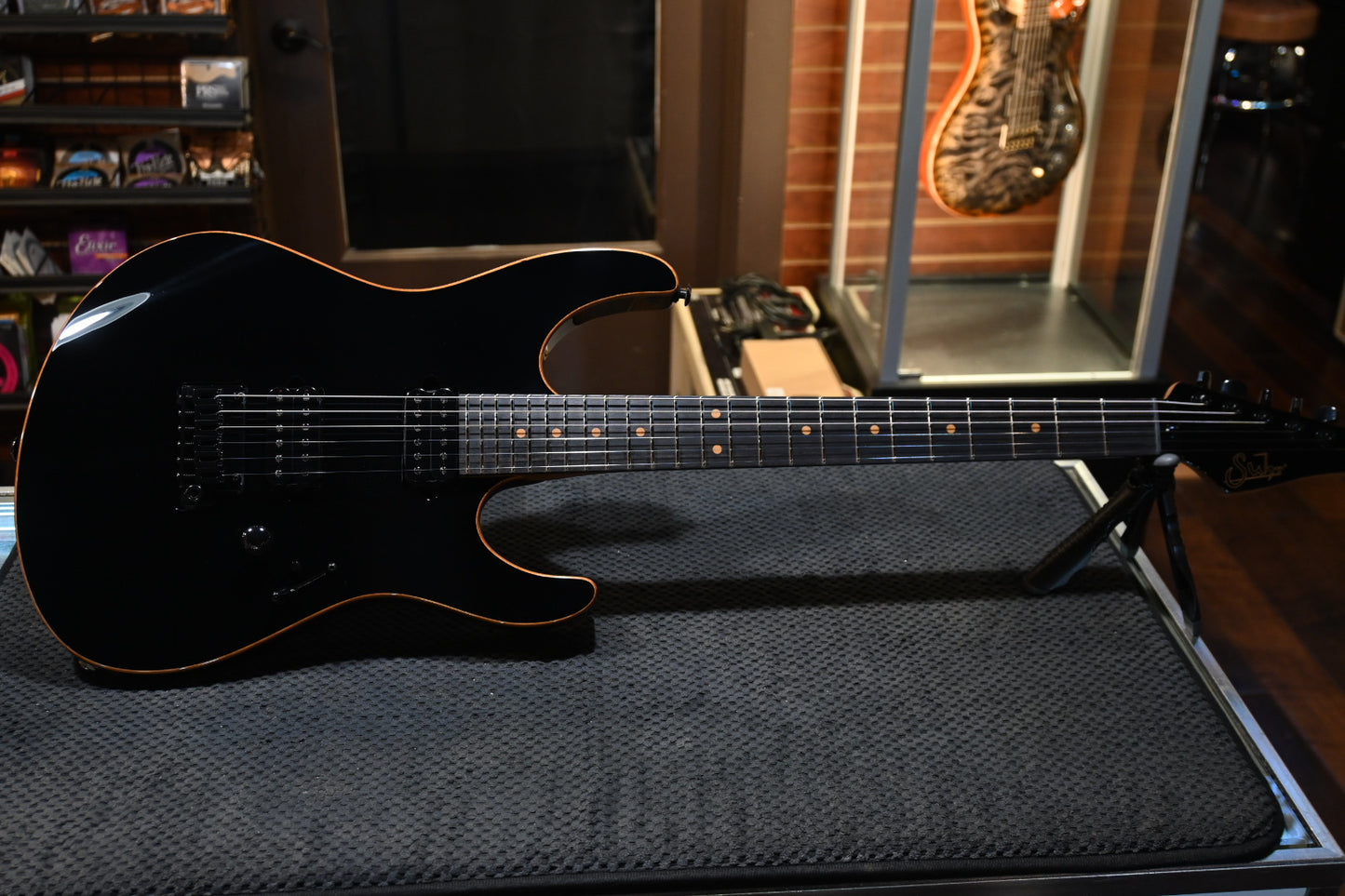 Suhr James Ivanyi Signature Series Modern - Black Guitar #1425