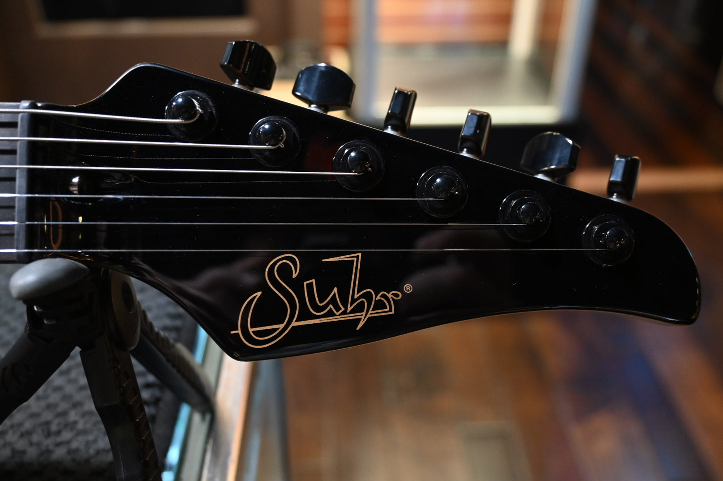 Suhr James Ivanyi Signature Series Modern - Black Guitar #1425