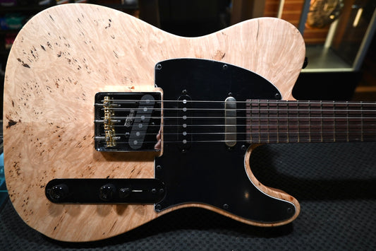 Suhr Custom Classic T Waterfall Burl Maple - Natural Guitar #5178
